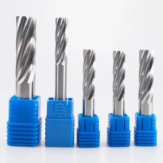 Wyk High Precision Straight Cut Solid Carbide 4/6 Flute CNC Spiral Reamer Solid Carbide Reamer Tungsten Carbide Straight Machine Reamer with Coating